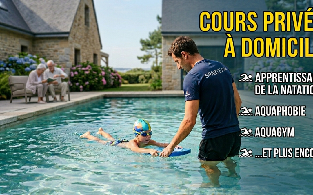 Samuel Nobilet maître-nageur Saint-Malo cours de natation enfant piscine privée.