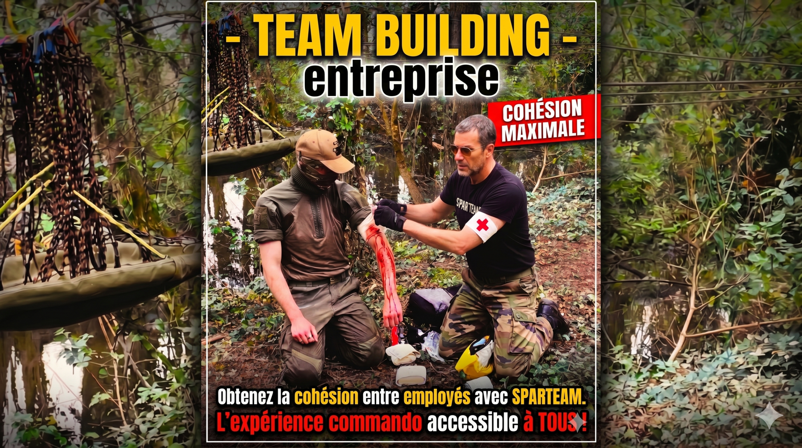 Team building entreprise Saint-Malo secourisme immersion cohésion équipe Guillaume Palacios.