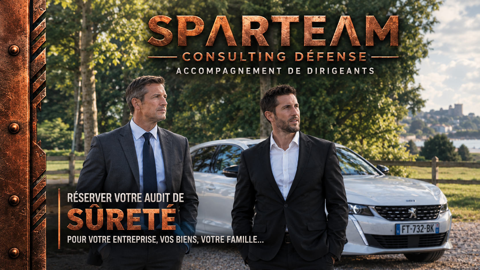 Samuel Nobilet Consultant Défense Sûreté des entreprises (1) Dirigeant d'entreprise et expert SPARTEAM Consulting lors d'un audit surete dirigeants pour la protection des biens et des familles.